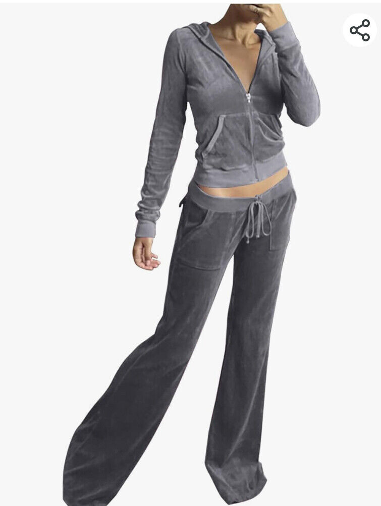 WOMEN'S  LADIES PLUS SIZE  VELOUR TRACKSUITS