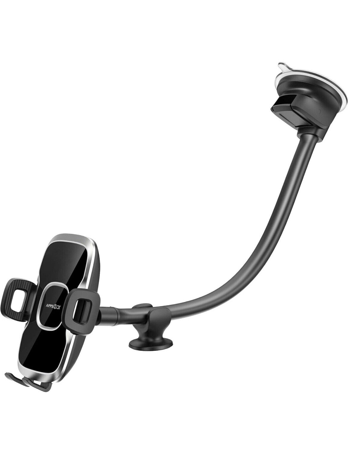 APPS2Car Phone Holder for Car Windscreen Flexible Long Arm 13" Goose-neck Mobile
