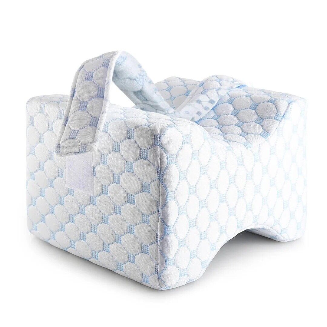 Ecosafeter Knee Pillow Premium Memory Foam Leg Pillow for Sleeping on side