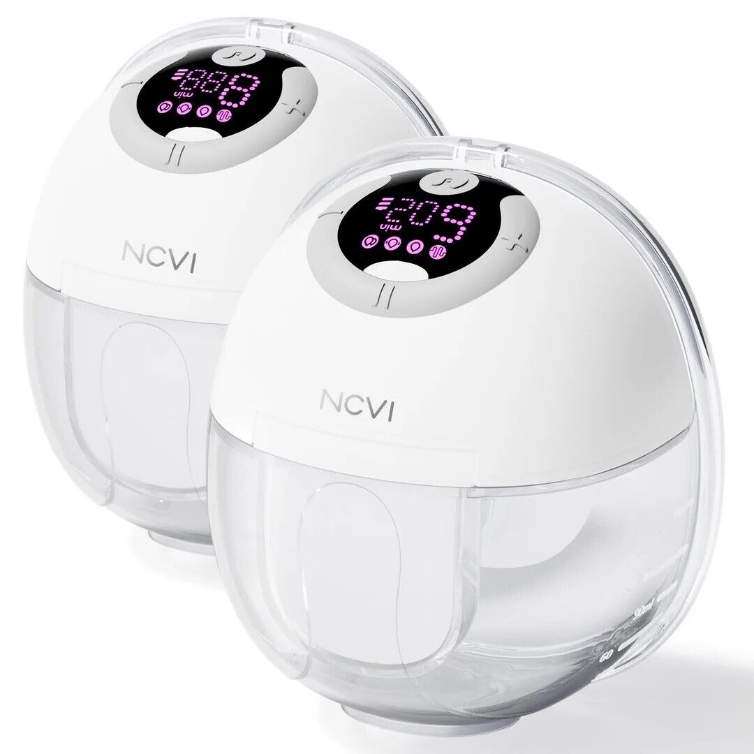 NCVI Breast Pump Hands Free, Wearable Pumps S32 for Breastfeeding,  2 PCS