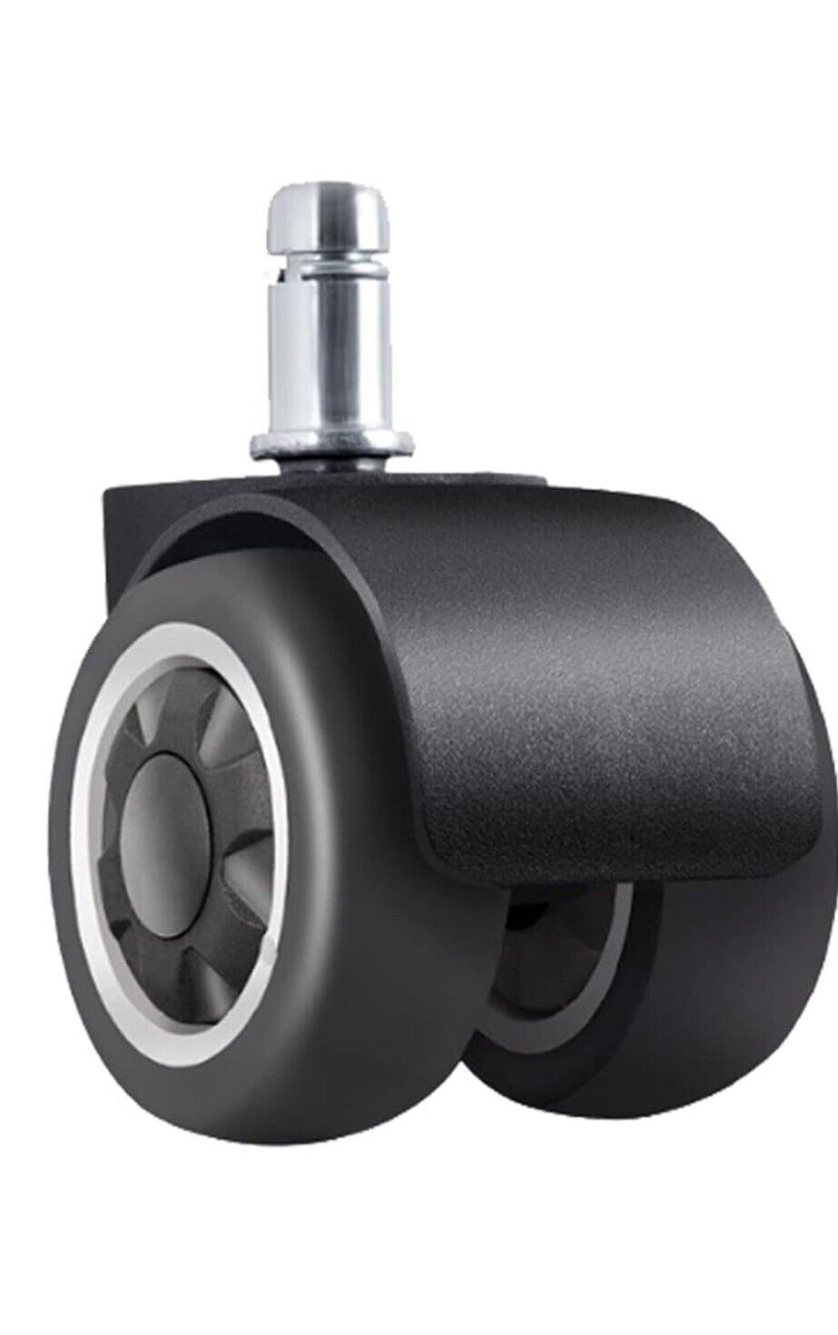 Set Of 3 Office Chair Caster Wheels, Replacement with Tire Widened Hi Quality