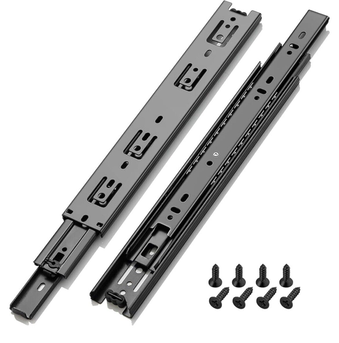 1 Pair 10” Drawer Runners Cabinet Drawer Slides 250mm  45kg Load Capacity Heavy