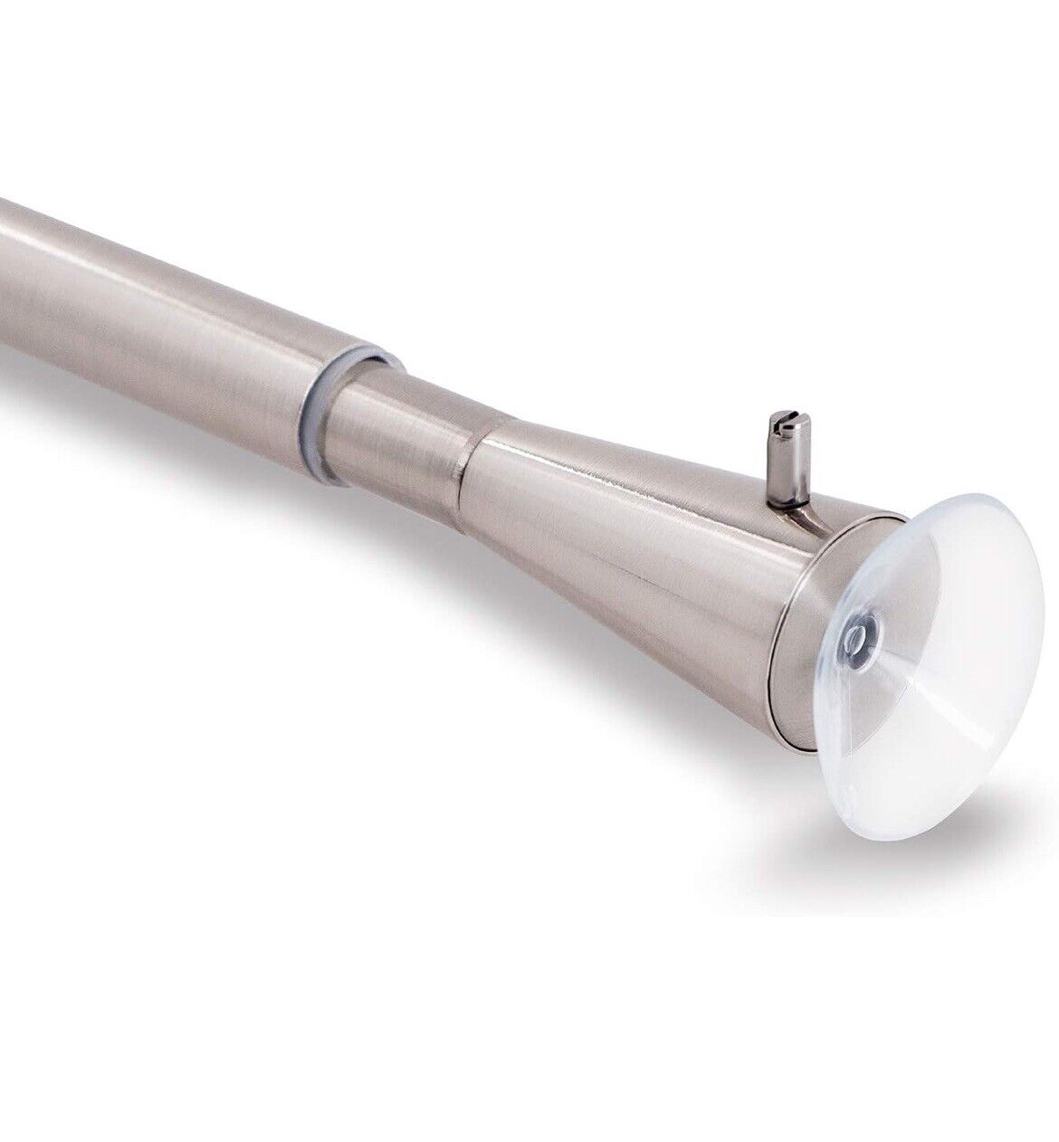 Tension Shower Curtain Rod, Adjustable, No Drill 34"-56" Brushed Nickel UK Delvr