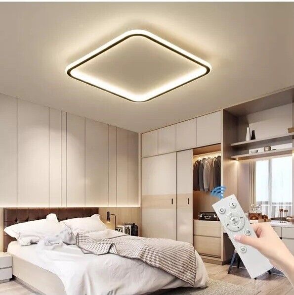 Mikeru 40CM LED Square Ceiling Lighting, 3000/4500/6000K Dimmable Ceiling Light