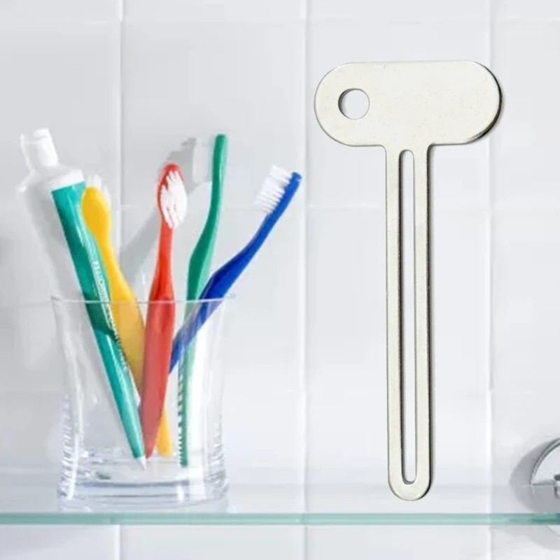 6X Metal Tube Toothpaste Squeezer Keys Metal Roller Hair Dye Dispenser Home Tool