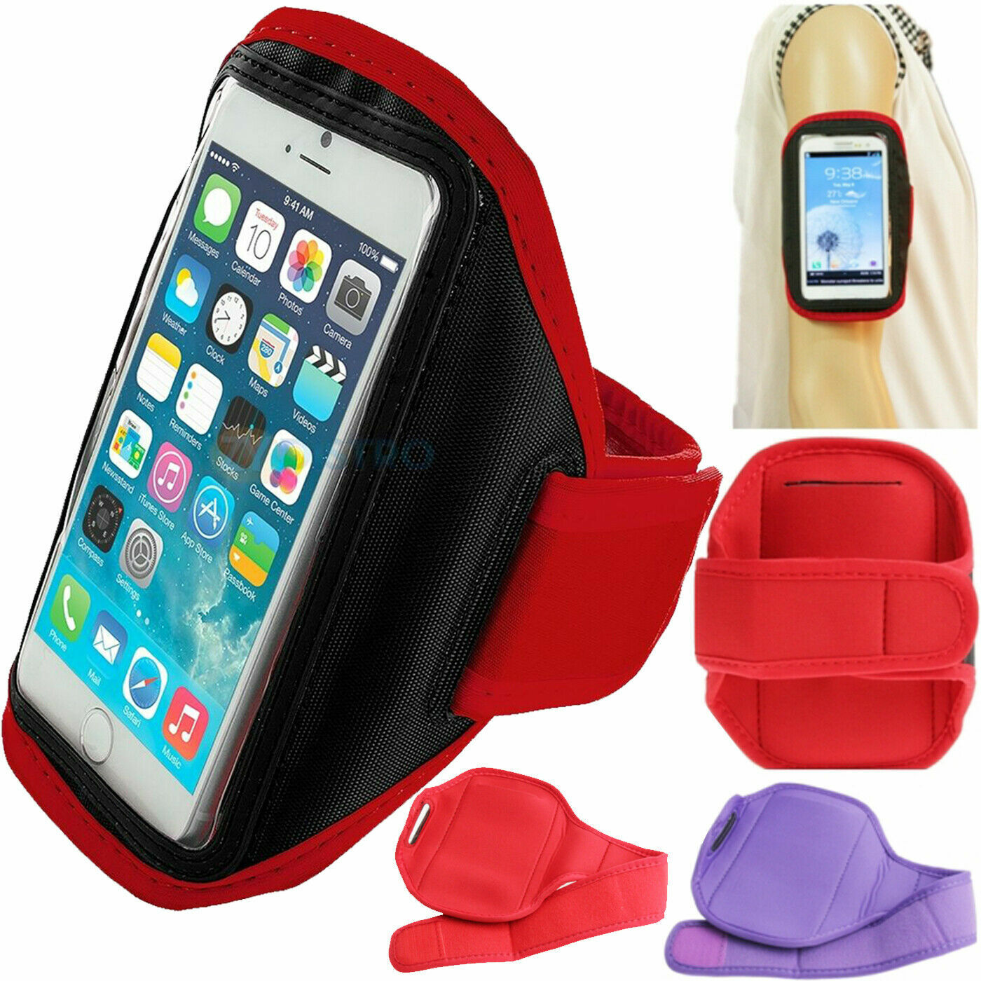 Armband Holder Case Sports Running Gym Jogging Cover For iPhone 7 8 SE 2022 2020