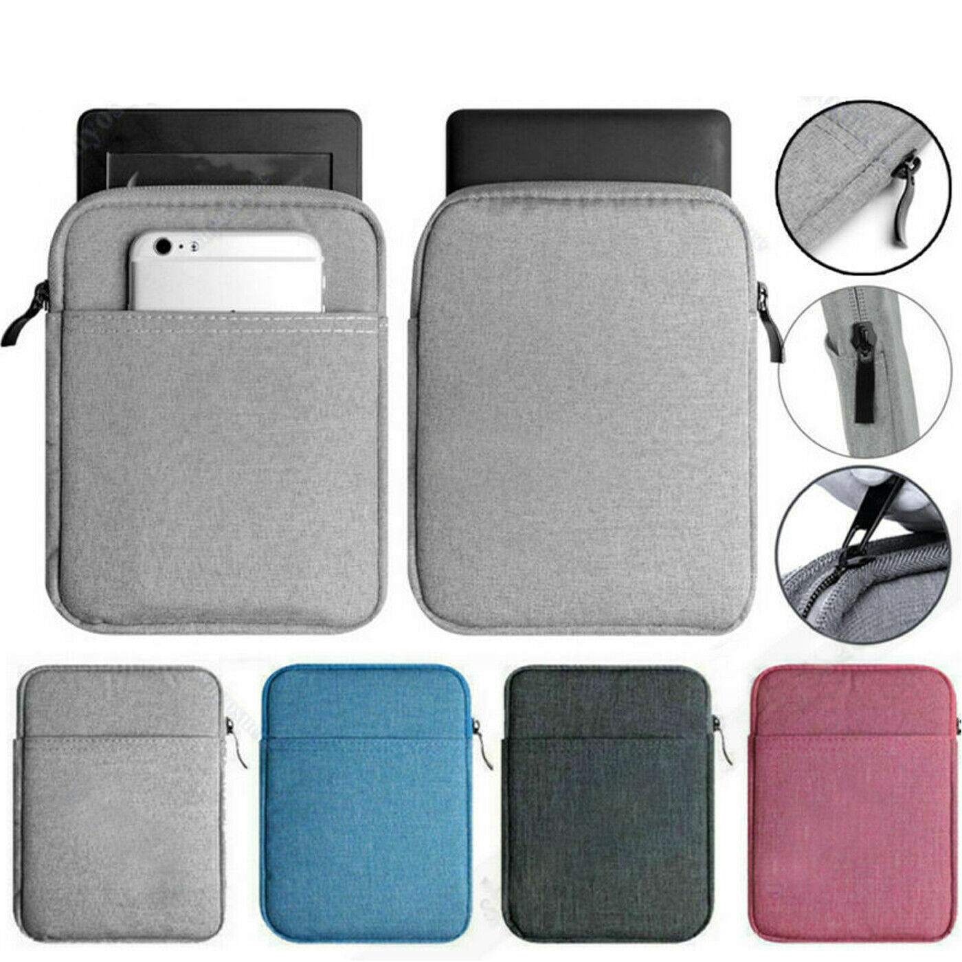 Sleeve Bag Top Open Zip Case For Kindle Paperwhite Kids 11th Gen 2021 Cover