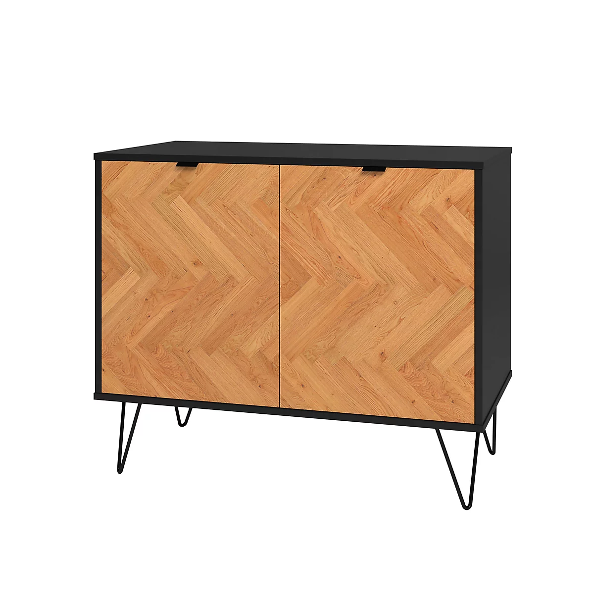 Mint Essentials Denver - Parquet Sideboard  L.90 x D.44.5 x H.74.5cm 2 days delv