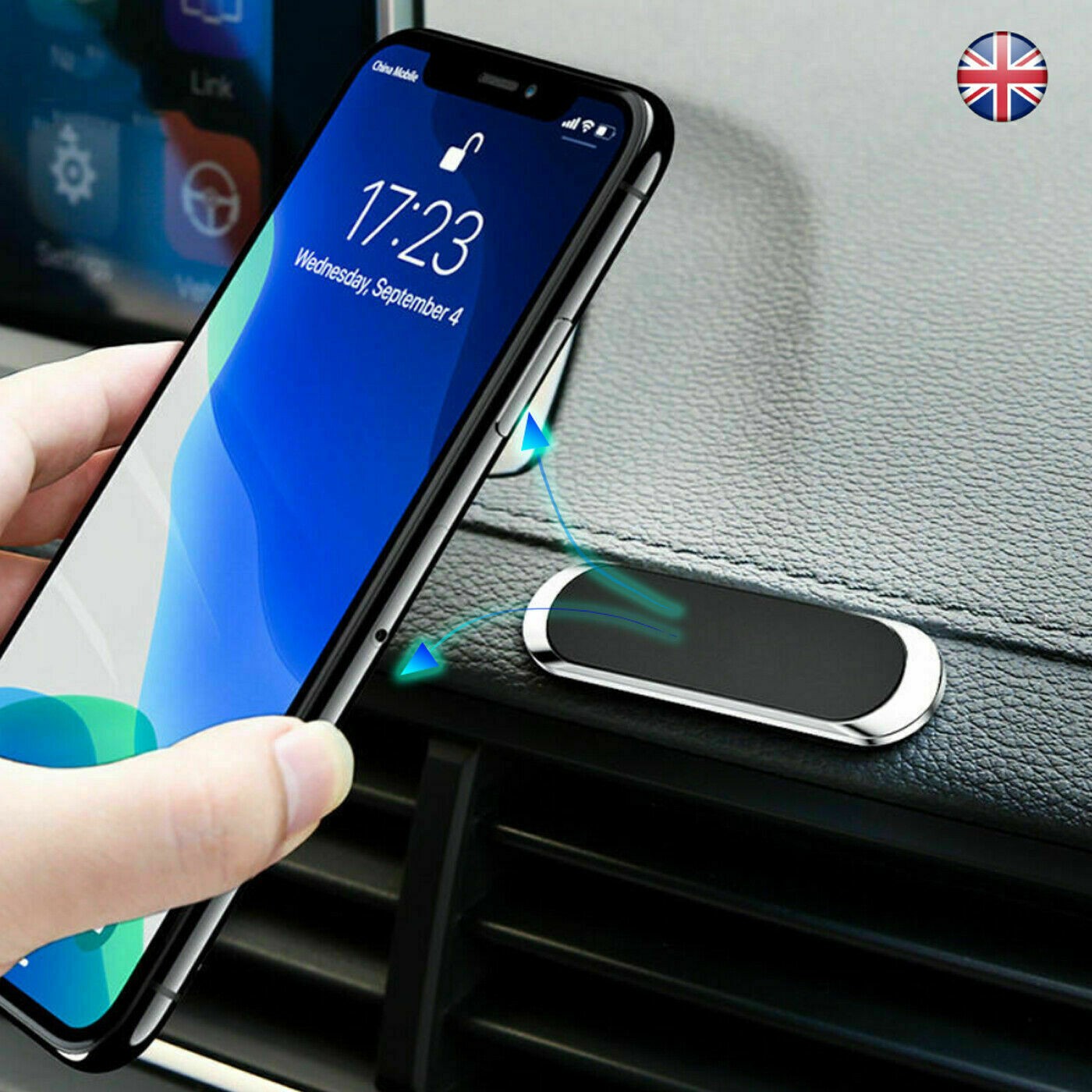 In Car Magnetic Mobile Holder For iPhone 17 Air Pro Max Dashboard Door