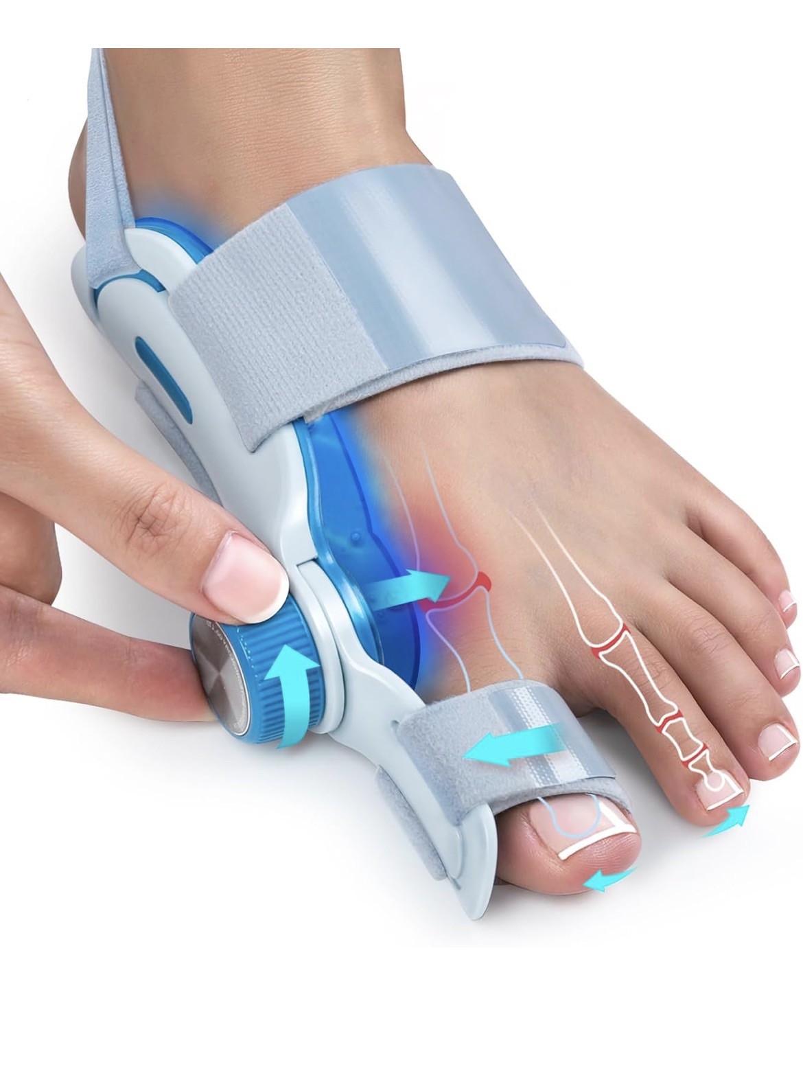 Advanced Bunion Corrector Cooling Gel Toe Straightener Pad 1PC