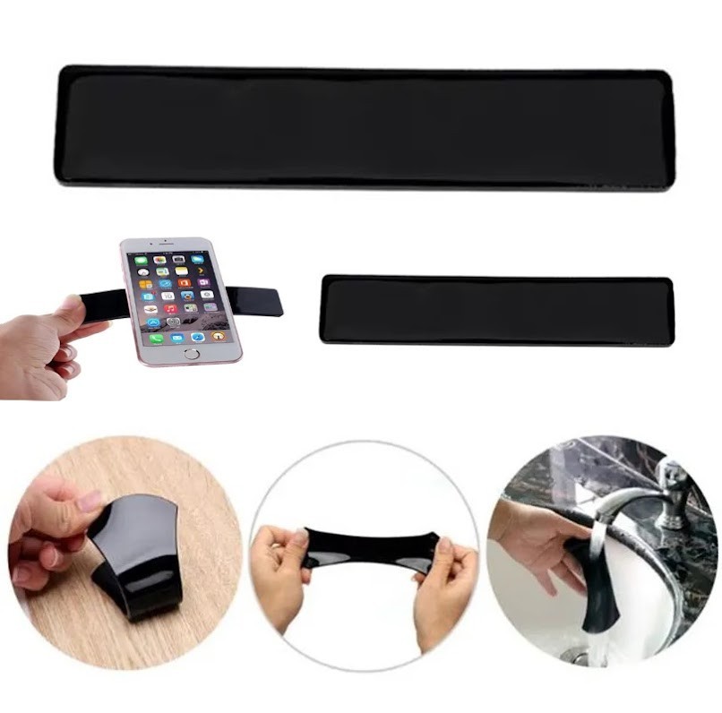 Fixate Stand Mat Slip Car Anti-Sticky Pad Nano Rubber Gel Sticker Phone Holder