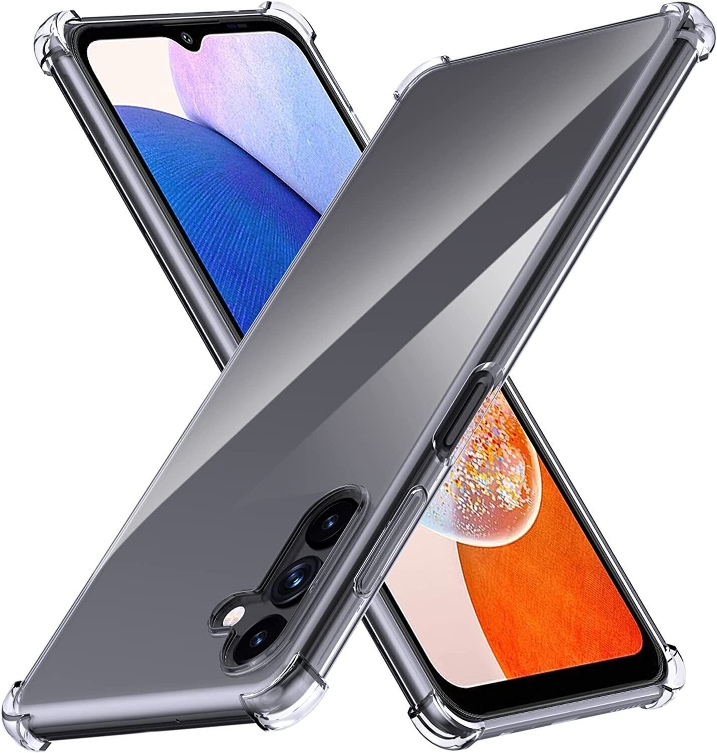 5X Clear Case For Galaxy A14 5G A34 A54 Shockproof Gel Thick Bumper Phone Cover