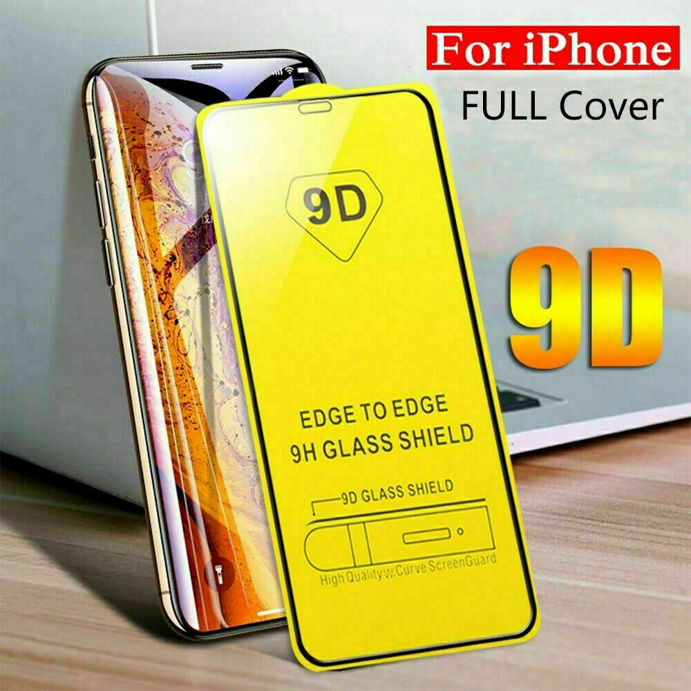 5X 9D Genuine Tempered Glass For iPhone 14 Pro Plus Max Screen Protector Cover