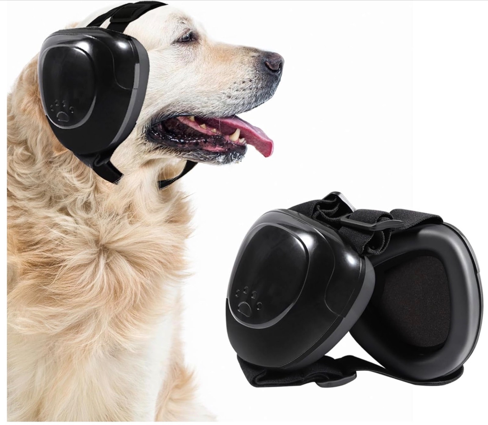 Small Black Dog Earmuffs, Hearing Protection Noise Cancelling Headset, Earphones