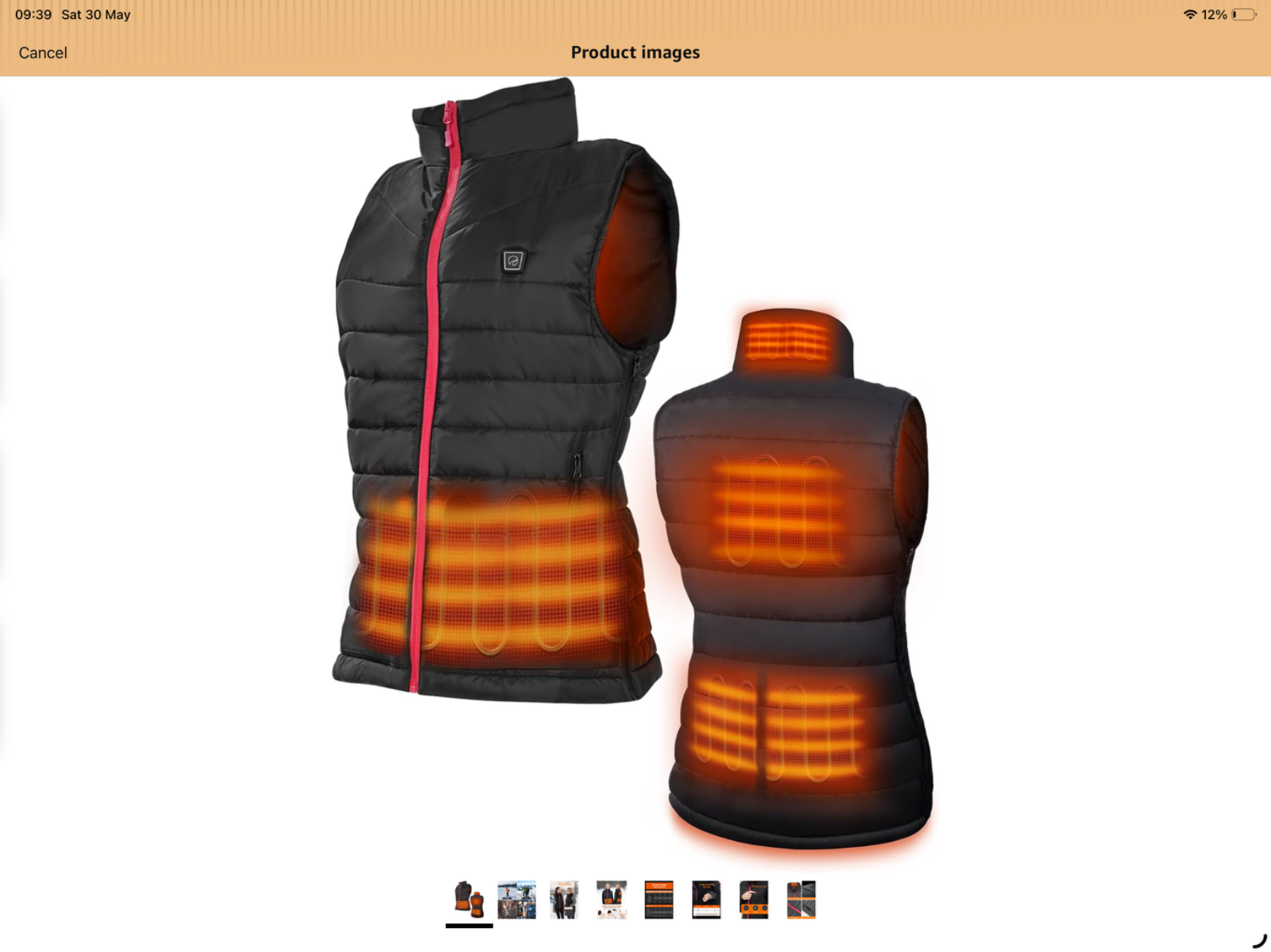 DR.PREPARE Unisex Heated Gilet, Heated Vest for Women Men with 3 Heating Level